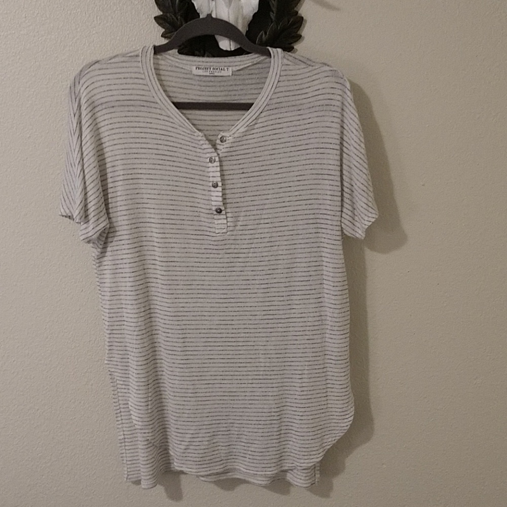 Oversized Striped Tee